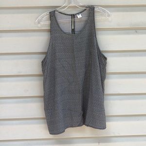 Lightweight Gray Patterned Tank Top - Women